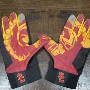 NCAA USC Football Gloves XL